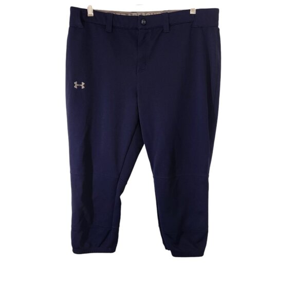 Under Armour Strike Zone Softball Pants‎ Fastpitch Womens Large Blue EUC - Picture 1 of 12